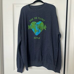 Hard Rock Cafe “Save the Planet Seattle” Crewneck